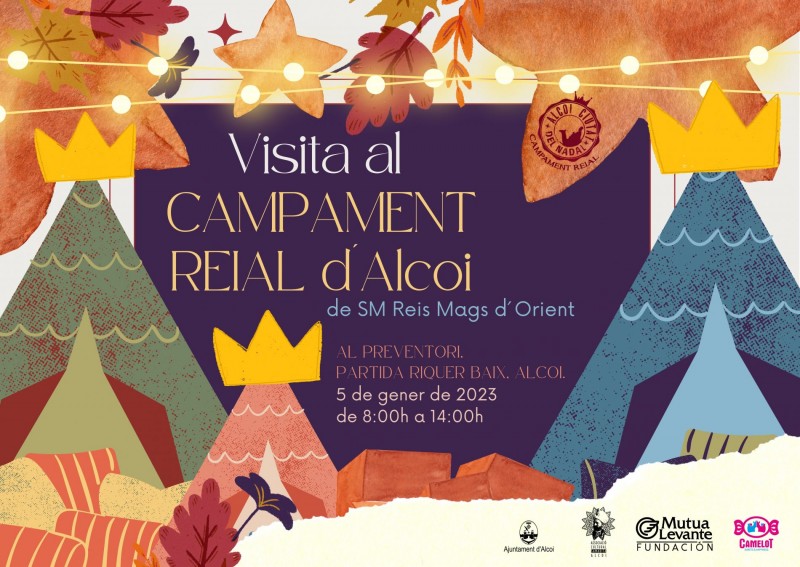 Cartel y postal para el 7º Campamento RealAlcoy. 2023