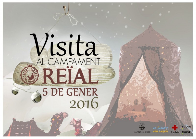 Cartell i Postal per al 1er Campament Reïal d´Alcoi. 2016