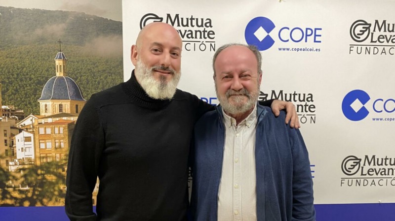 Entrevista al artista Jorge Sellés en Radio COPE Alcoy